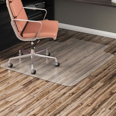 Palacedesigns ALE 36 x 48 in. Non-Studded Chair Mat for Hard Floor with Lip, Clear PA3200847